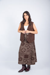 Echo Skirt - Brown